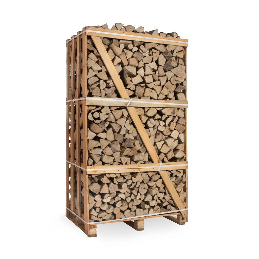 HaardhoutEF-49793Helepalletbeuken_Aangepast_916f7b11-7860-4fd5-bfb6-5bff52b1f01d.webp Schorsvrij Beuken Haardhout – Grote Palletkist 2,8 m³, 25 cm - Afbeelding 1