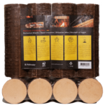Ronde beuk briketten halve pallet 48 pakken x 10kg (480kg) - Afbeelding 3